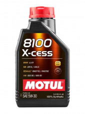 Масло мотор. MOTUL  8100 X-CESS 5W40 A3/B4  1л (1*12шт)