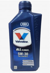 Масло мотор.  5W30 Valvoline ALL CLIMATE SL/CF A3/B4 пластик (1 л.) 1*12 шт.