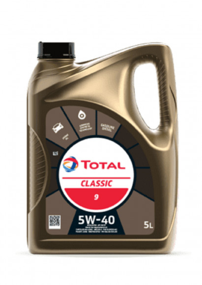 Масло мотор.  5W40 TOTAL CLASSIC API SL/CF ACEA A3/B4 пластик (5 л.) 1*3 шт.