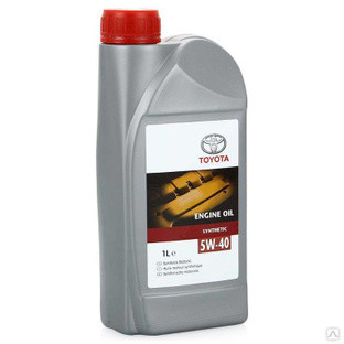 Масло мотор. 5W40 Toyota Sinthetic (1л) (канистра GM) 1*20