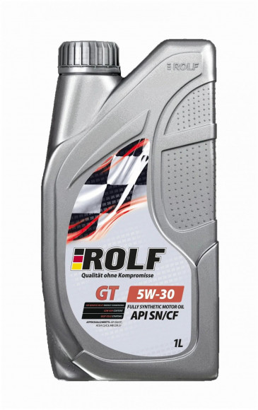 Масло мотор. ROLF GT SAE 5W30 ACEA  A3/B4 ПЛАСТИК 1л(1*12шт)