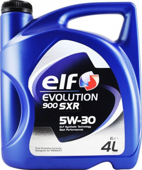 Масло мотор.  5W30 ELF Evolution 900 SXR API SL/CF ACEA A5/B5 пластик (4 л.) 1*3 шт.