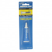 Фиксатор резьбы ABRO синий (удаляемый) (6 мл.) 1*12 шт. (TL342R) Фиксатор резьбы ABRO синий (удаляемый) (6 мл.) 1*12 шт. (TL342R)