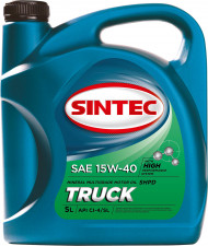 Масло мотор. SINTEC TRUCK SAE 15W40 API CI-4/SL 5л (1*4шт) Масло мотор. SINTEC TRUCK SAE 15W40 API CI-4/SL 5л (1*4шт)