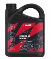 Ln7726 Масло мотор. 4T 10W40 SM GT STREET, LAVR MOTO 4 л 1*4шт Ln7726 Масло мотор. 4T 10W40 SM GT STREET, LAVR MOTO 4 л 1*4шт