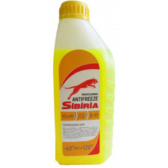 Антифриз A-40 SIBIRIA G-11 (ЖЁЛТЫЙ) 1кг (1*12шт)