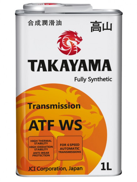 Жидкость для автоматических трансмиссий Takayama Transmission ATF WS 1л (металл) (1*12)