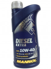 Масло мотор.10W40 MANNOL 7504 Diesel Extra ACEA B4/A3 API CH-4/SL (5л.) 1*4шт. Масло мотор.10W40 MANNOL 7504 Diesel Extra ACEA B4/A3 API CH-4/SL (5л.) 1*4шт.