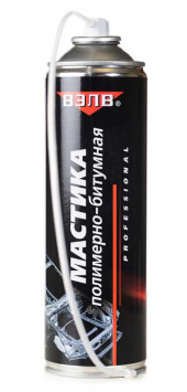 ВЭЛВ Мастика полимерно-битумная (аэрозоль) 650мл (длин. трубка) (12шт) ВЭЛВ Мастика полимерно-битумная (аэрозоль) 650мл (длин. трубка) (12шт)