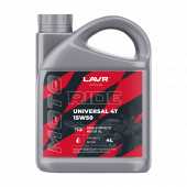 Ln7740 Масло мотор. 4Т 15W50 SM, RIDE UNIVERSAL LAVR MOTO 4 л 1*4шт Ln7740 Масло мотор. 4Т 15W50 SM, RIDE UNIVERSAL LAVR MOTO 4 л 1*4шт