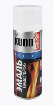 KUDO Эмаль Термостойкая Белая 5003 (1*12шт) KUDO Эмаль Термостойкая Белая 5003 (1*12шт)