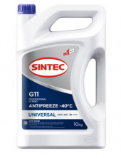 Антифриз A-40 Sintec UNIVERSAL G11 (СИНИЙ)10кг (1*2шт) Антифриз A-40 Sintec UNIVERSAL G11 (СИНИЙ)10кг (1*2шт)