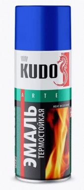 KUDO Эмаль Термостойкая Синяя 5004 (1*12шт) KUDO Эмаль Термостойкая Синяя 5004 (1*12шт)