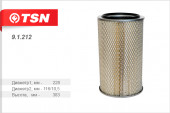 9.1.212 Фильтр TSN воздушный. осн. элемент КАМАЗ 4308 (1*2 шт.) 9.1.212 Фильтр TSN воздушный. осн. элемент КАМАЗ 4308 (1*2 шт.)