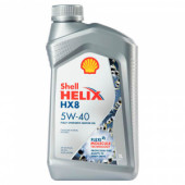 Масло мотор. Shell  5W40 HX8 (1л) 1*12 шт. (серая)