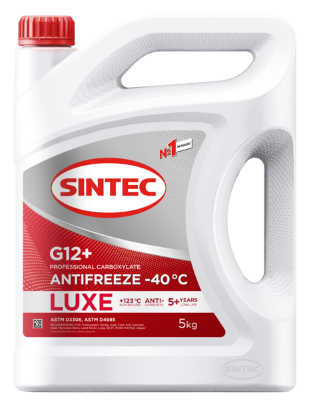 Антифриз A-40 Sintec LUX G12+ (КРАСНЫЙ)   5кг (1*4шт)