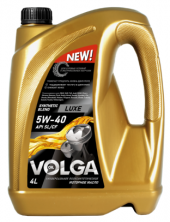 Масло мотор. 5W40 Волга-Ойл Luxe API SL/CF 4л (1*3шт)