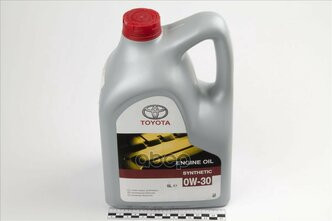 Масло мотор. 5W40 Toyota Sinthetic (5л) (канистра ПЛОСКАЯ) 1*3шт.