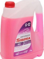 Антифриз A-40 SIBIRIA G-12+ (КРАСНЫЙ) 5кг (1*3шт) Антифриз A-40 SIBIRIA G-12+ (КРАСНЫЙ) 5кг (1*3шт)