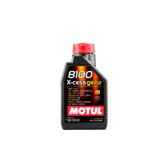 Масло мотор. MOTUL  8100 X-CESS Gen2 5W40  1л (1*12шт)
