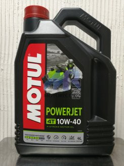 Масло мотор. MOTUL 10W40 POWERJET 4Т (4л) 1*4 шт.