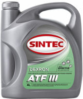 Масло трансм. SINTEC ATF ІІI Dexron 4л (1*4шт) Масло трансм. SINTEC ATF ІІI Dexron 4л (1*4шт)