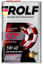 АКЦИЯ Масло мотор. 5W40 ROLF GT A3/B4 SN/CF Акция 4л по цене 3л (4 л) 1*4шт АКЦИЯ Масло мотор. 5W40 ROLF GT A3/B4 SN/CF Акция 4л по цене 3л (4 л) 1*4шт