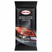 Sintec Влажные салфетки для очистки стёкол,зеркал,фар 30шт 1*48шт Sintec Влажные салфетки для очистки стёкол,зеркал,фар 30шт 1*48шт