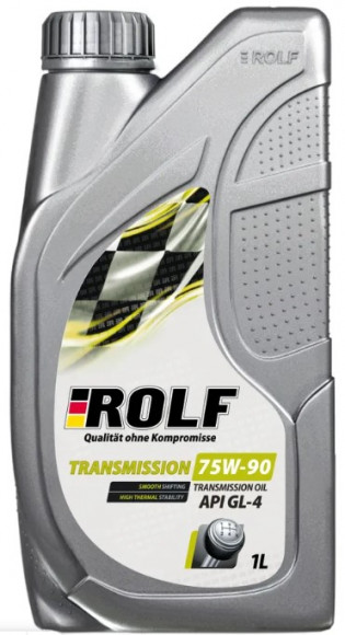 Масло трансм. ROLF Transmission SAE 75W90 API GL-4 ПЛАСТИК (1л) 1*12шт