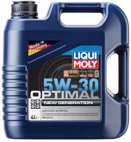 Масло мотор. 5W30 Liqui Moly Optimal Synth ACEA A3/B4 пластик (4 л.) 1*4 шт. (39001) Масло мотор. 5W30 Liqui Moly Optimal Synth ACEA A3/B4 пластик (4 л.) 1*4 шт. (39001)
