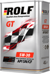 Масло мотор. ROLF GT C3 SAE 5W30 API SN/CF 4л (1*4шт) Масло мотор. ROLF GT C3 SAE 5W30 API SN/CF 4л (1*4шт)