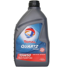 Масло мотор. 15W50 TOTAL QUARTZ 7000 API SL/CF ACEA A3/B4 пластик (1 л.) 1*12 шт.