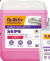 Dr.Aktiv Жидкое мыло Seife арбуз 5кг (1*4шт) Dr.Aktiv Жидкое мыло Seife арбуз 5кг (1*4шт)