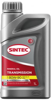 Масло трансм. SINTEC ТМ-5 80W90 API GL-5 (1л) 1*12шт Масло трансм. SINTEC ТМ-5 80W90 API GL-5 (1л) 1*12шт
