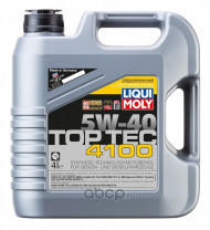 Масло мотор. 5W40 Liqui Moly Top Tec 4100 API SN ACEA C3 пластик (4 л.) 1*4 шт. (7547) Масло мотор. 5W40 Liqui Moly Top Tec 4100 API SN ACEA C3 пластик (4 л.) 1*4 шт. (7547)