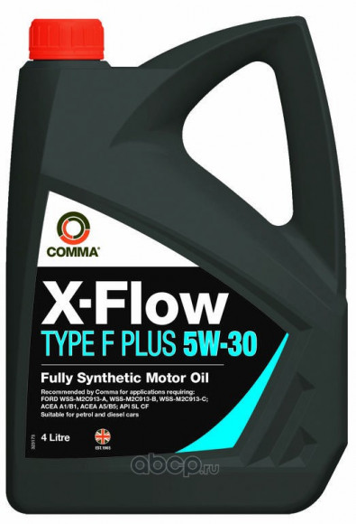 Масло моторн. синтет. 5W40 COMMA X-FLOW TYPE G (5л.) 1*4 шт.