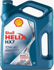 Масло мотор. 10W40 Shell Helix HX7 API SP ACEA A3/B4 пластик (4 л.) 1*4 шт. (синяя) Масло мотор. 10W40 Shell Helix HX7 API SP ACEA A3/B4 пластик (4 л.) 1*4 шт. (синяя)