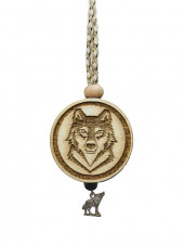 Ароматизатор подвеска CAROMI Волк 2 в круге Парфюм Унисекс