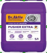 Dr.Aktiv Средство для прочистки труб и удаления засоров Pusher Extra 5л (1*4шт) Dr.Aktiv Средство для прочистки труб и удаления засоров Pusher Extra 5л (1*4шт)