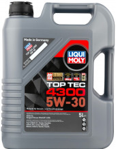Масло мотор.  5W30 Liqui Moly Top Tec 4300 SP C2/C3 пластик (5 л.) 1*4 шт.