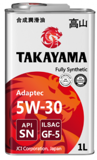 Масло моторное TAKAYAMA SAE 5W30 ILSAC GF-5 API SN 1л (1*12шт) Масло моторное TAKAYAMA SAE 5W30 ILSAC GF-5 API SN 1л (1*12шт)