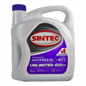 Антифриз A-40 Sintec UNLIMITED G12 ++ (лобридный) 5кг (1*4шт) Антифриз A-40 Sintec UNLIMITED G12 ++ (лобридный) 5кг (1*4шт)